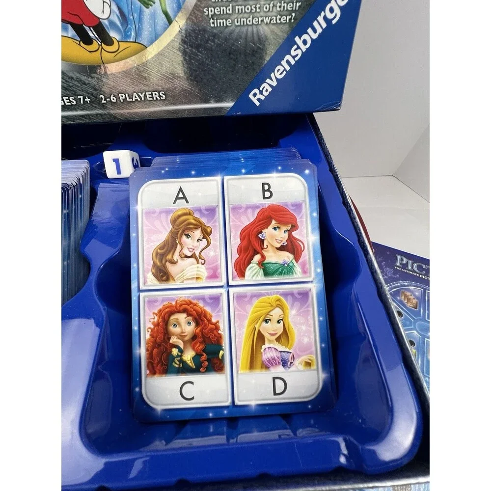 Disney Pictopia Board Game The Ultimate Picture-trivia Family Game EUC Complete